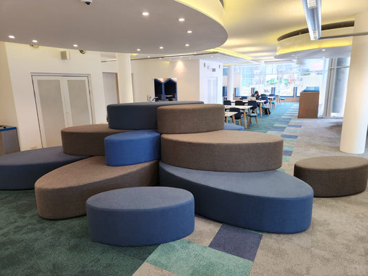 Teeside University Pebble Seating