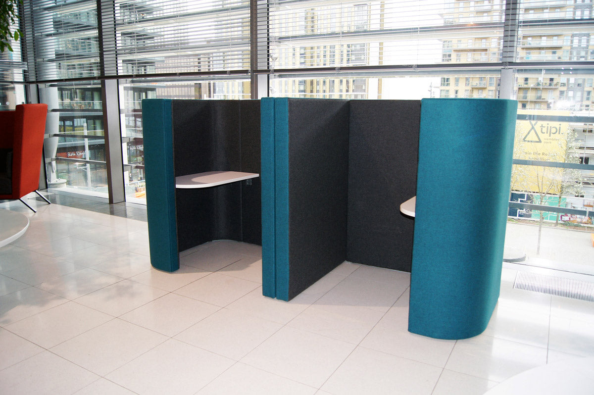 JDD Dennis individual sofa booth with desks for private working