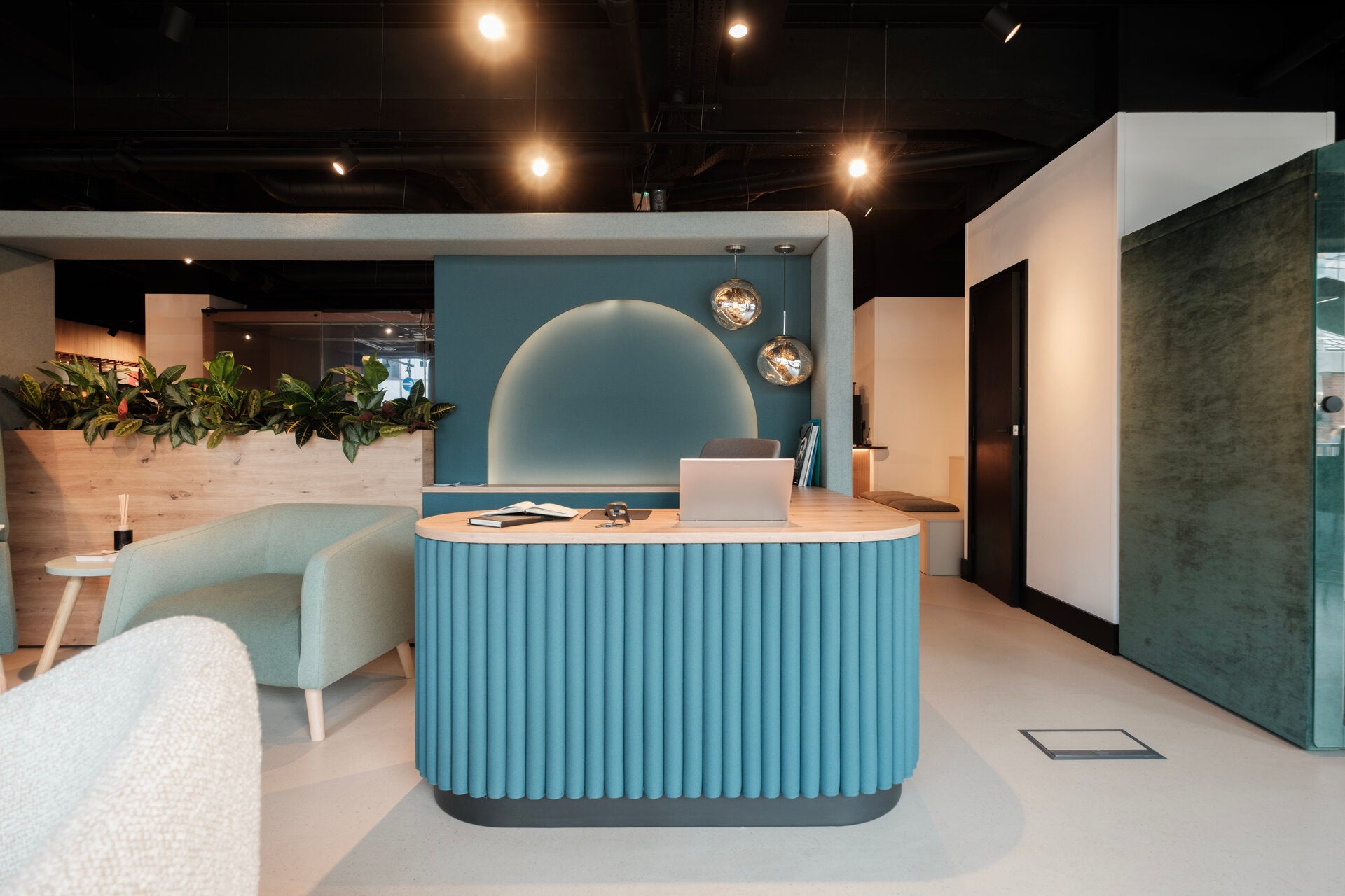 Reece welcome desk in JDD London showroom