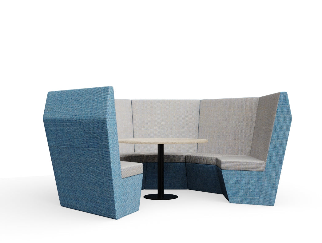 Ben Mid Back 6 Seat With Table