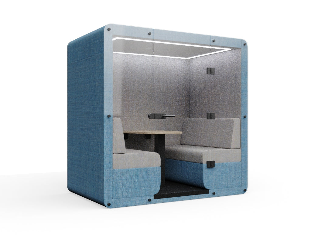 Bob 4 seats With Glass With Table