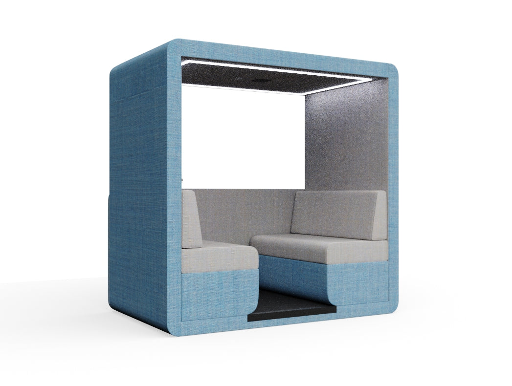 Bob 4 seats With Half Wall Without Table