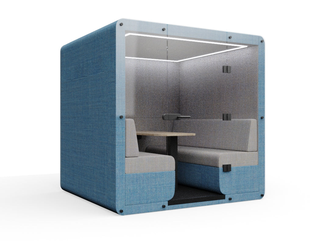 Bob 6 seats With Glass With Table