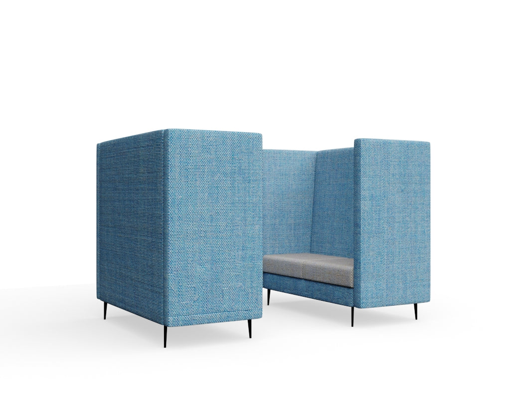 Bruce 4 Seat High Den With Arms Without Table