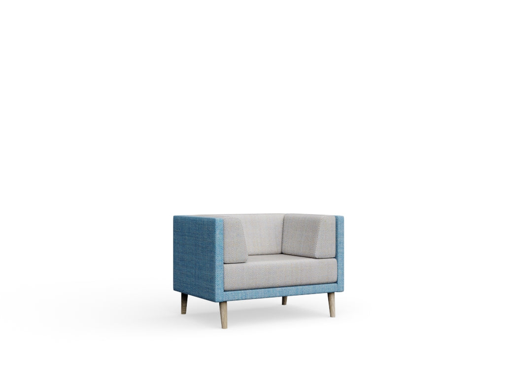 Lenny 1 seat low back Without Laminate Without Table