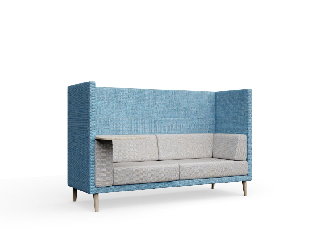 Lenny 3 seats high back Without Laminate With Table
