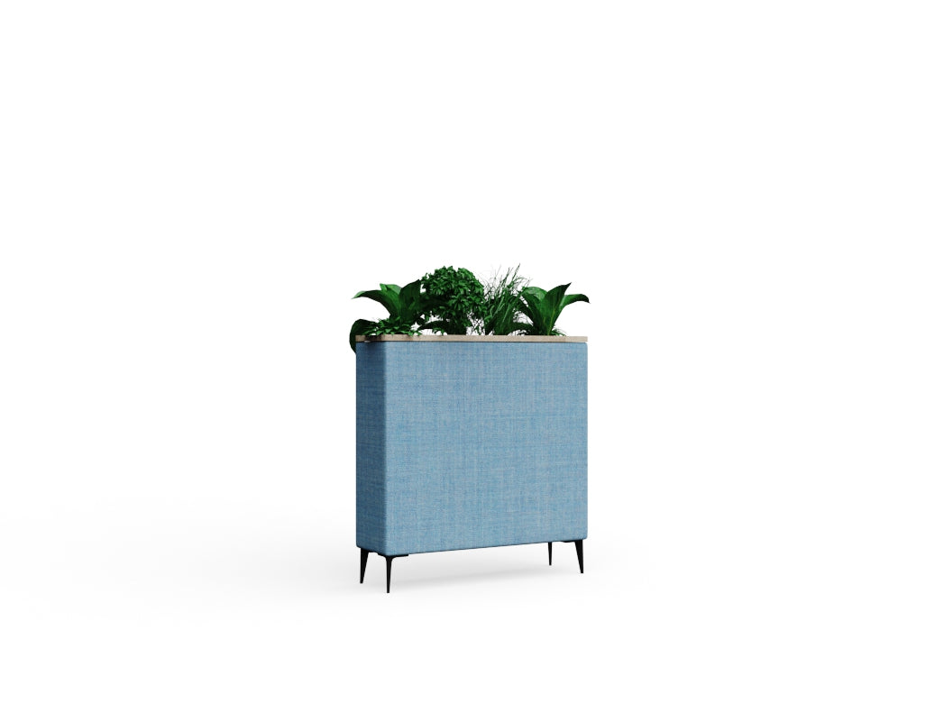 Fearne Mid Planter with Legs and Wood Top