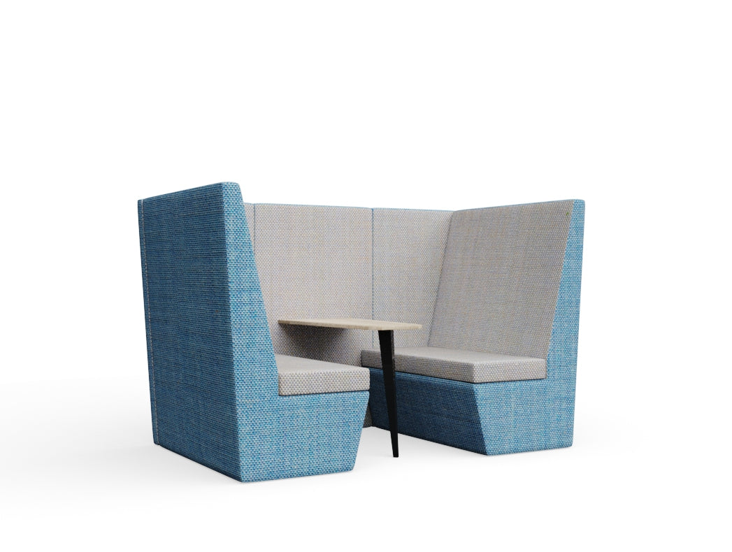 Stella 4 Seats Den without Arms With Table