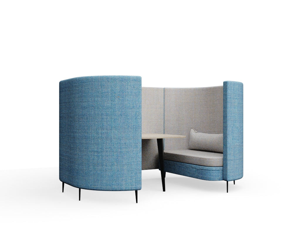 Delia 4 Person 1 Chair With Table