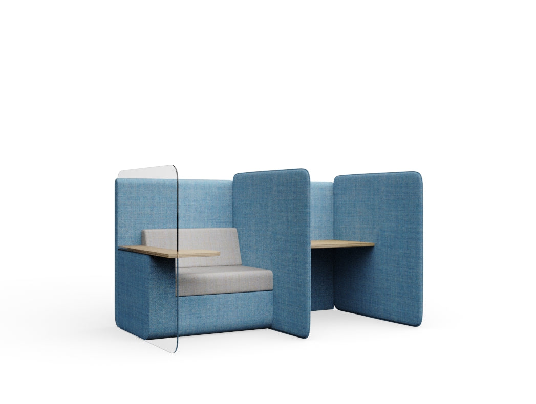 Betty 2 Unit Private & Laptop Desks