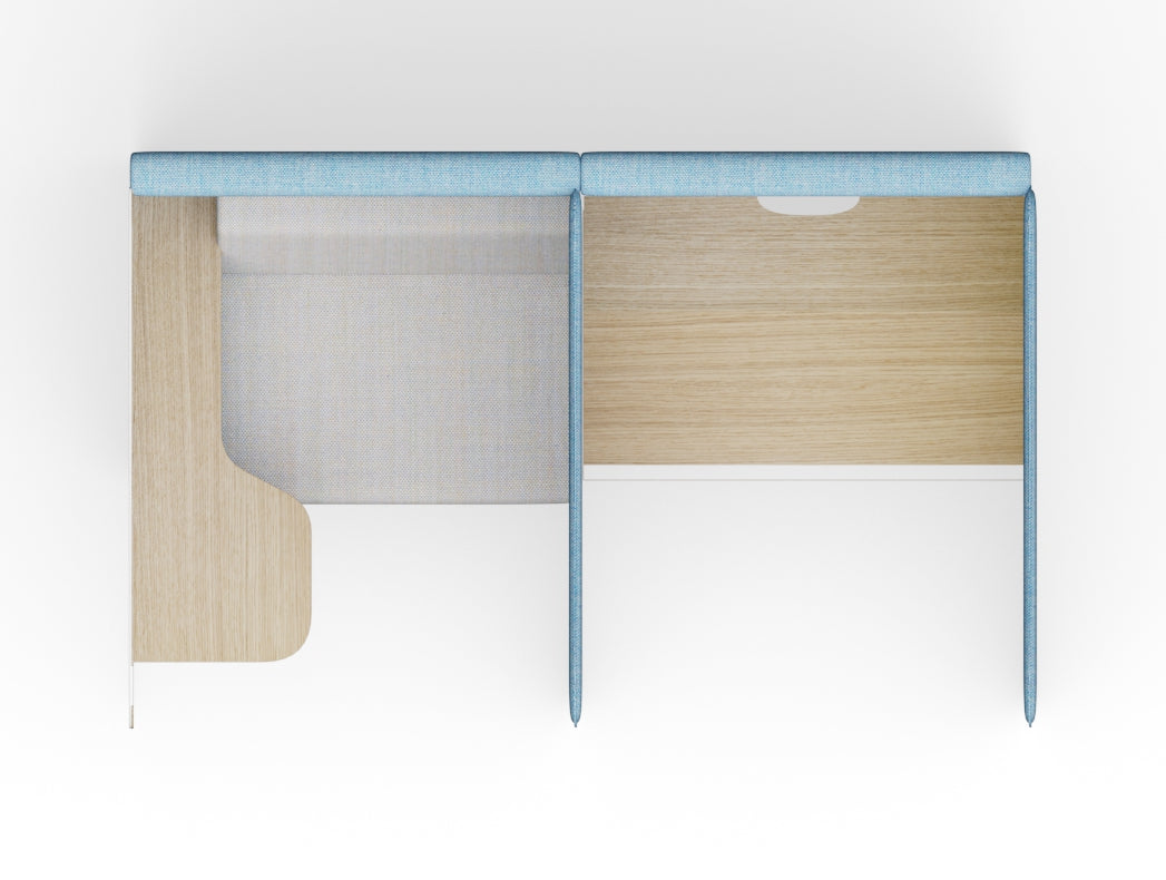 Betty 2 Unit Private & Laptop Desks