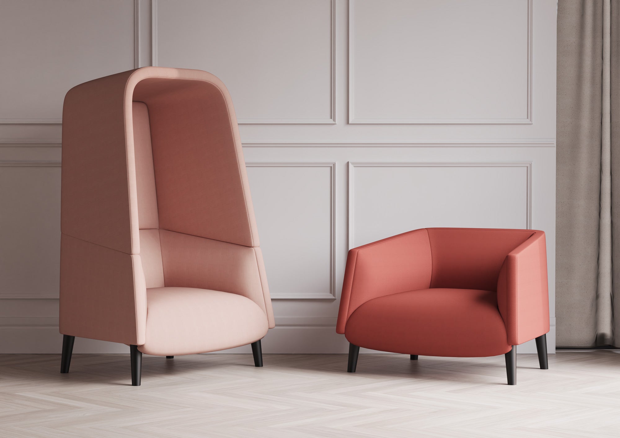 Nora Sofa Den | Privacy Seating for Modern Workspaces – jddfurniture