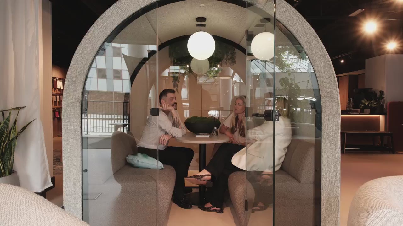 Load video: jdd archie meeting pod with glass door