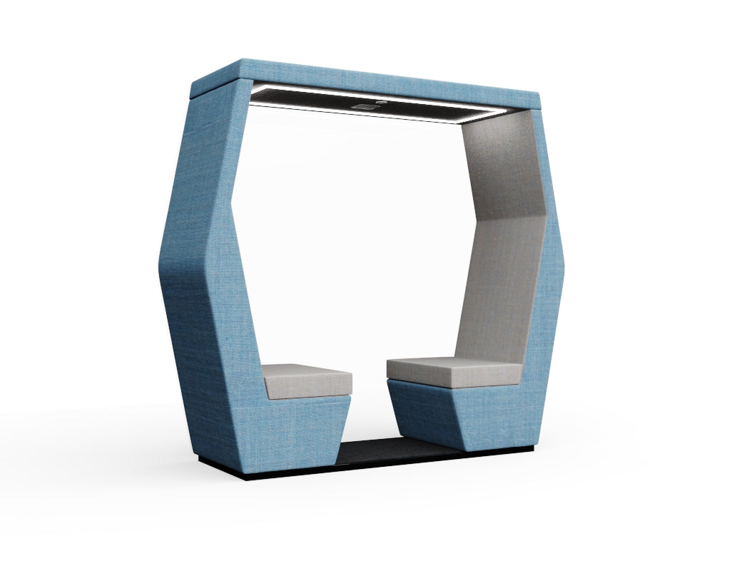 Bill 2 seats Without End Wall Without Table