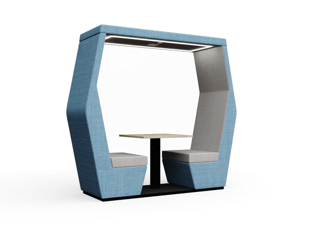 Bill 2 seats Without End Wall With Table