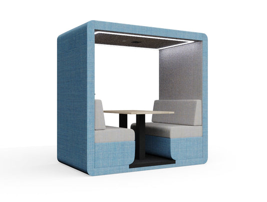 Bob 4 seats Without End Wall With Table