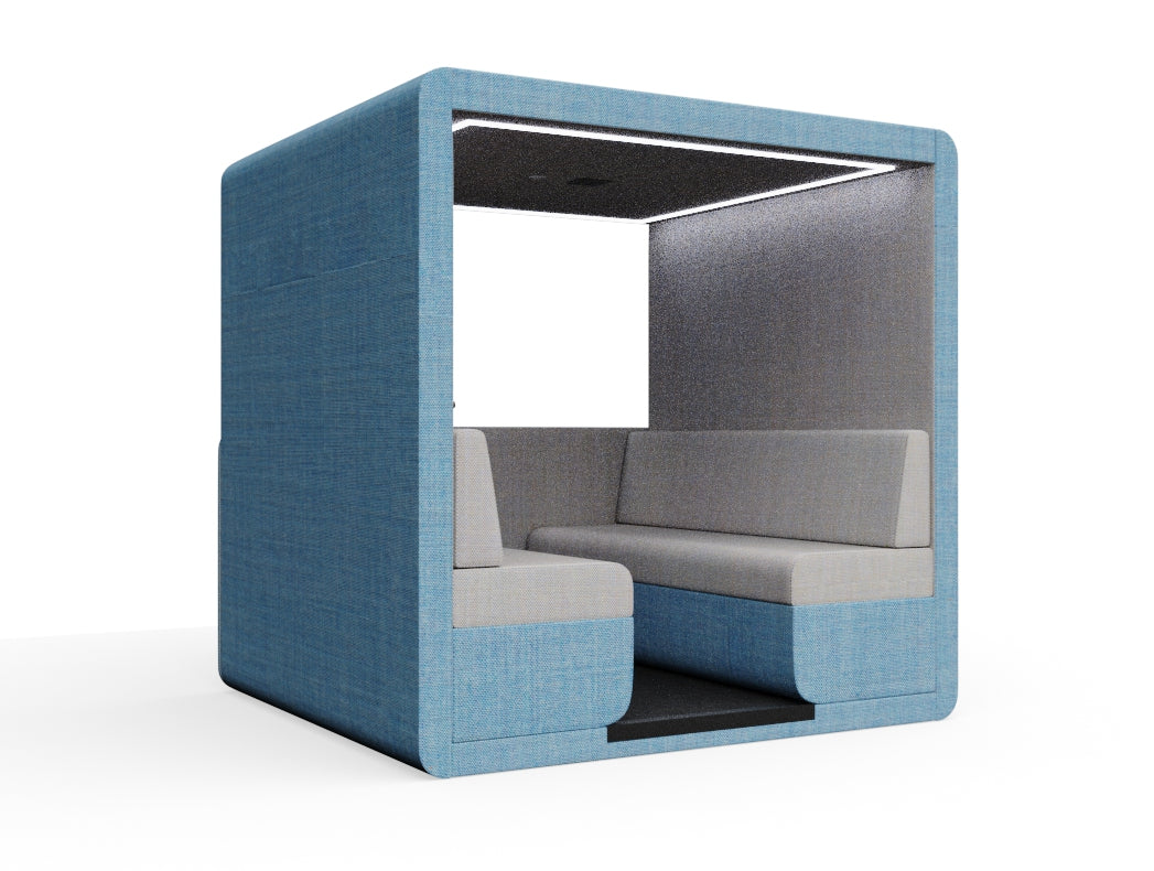 Bob 6 seats With Half Wall Without Table