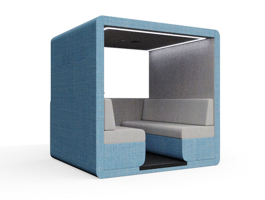 Bob 6 seats With Half Wall Without Table