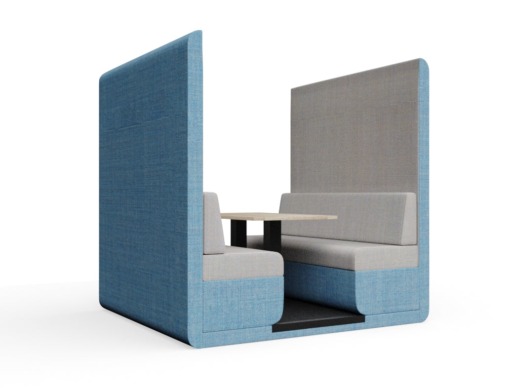 Bob 6 seats No Roof Without End Wall With Table