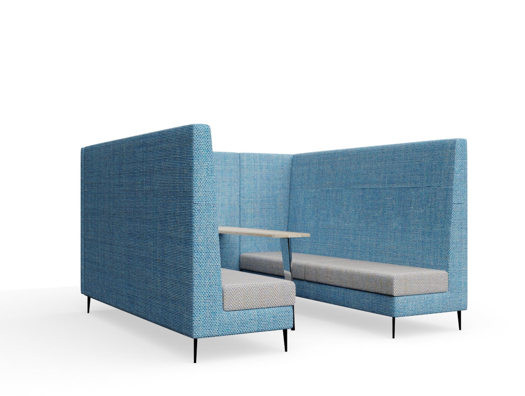 Bruce 6 Seat High Den Without Arms With Table