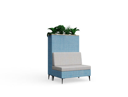 Cedric with Fearne Planter High with wood edge Single Legs