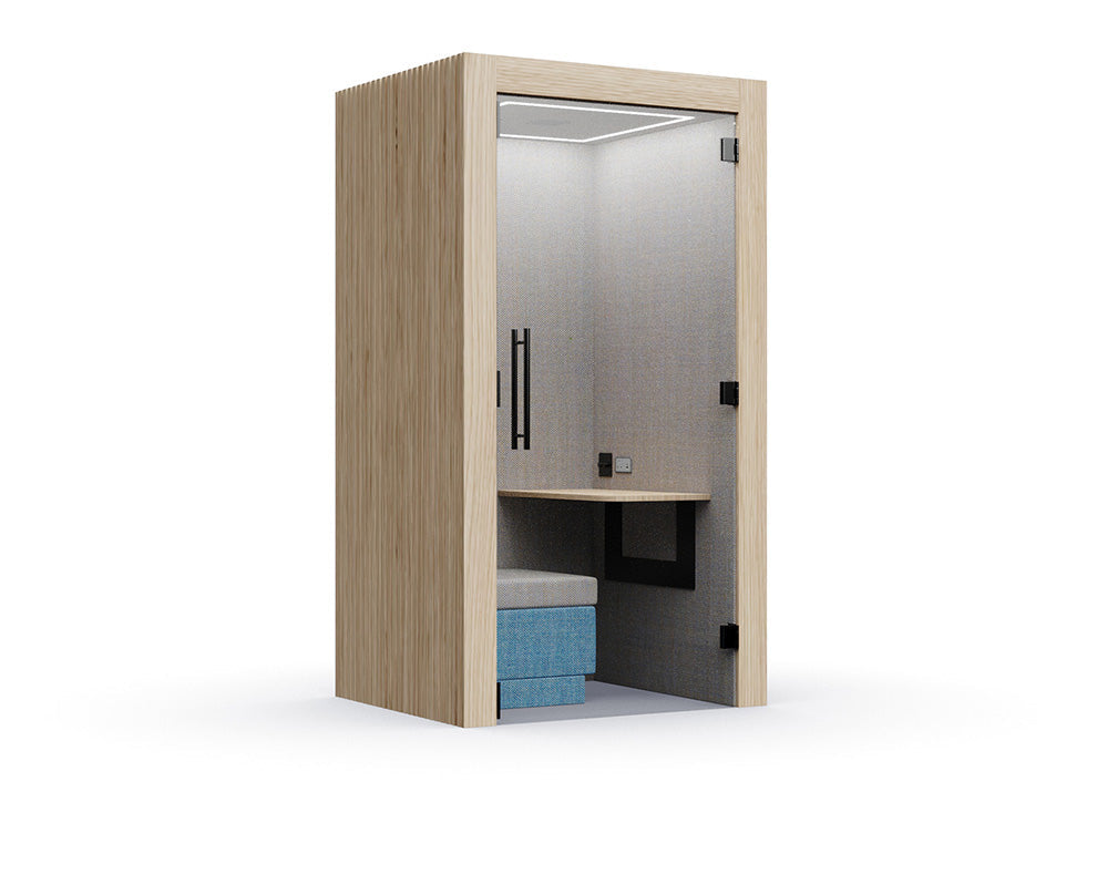 Clara Workbooth With Door No Floor Cladding