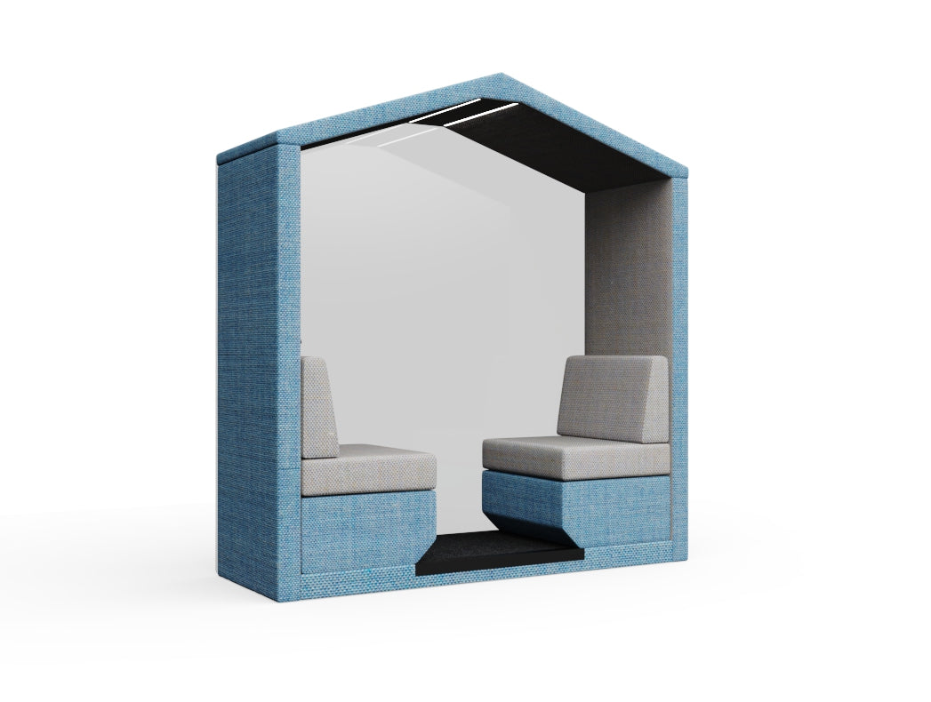 Bea 2 seats With Glass Wall Without Table