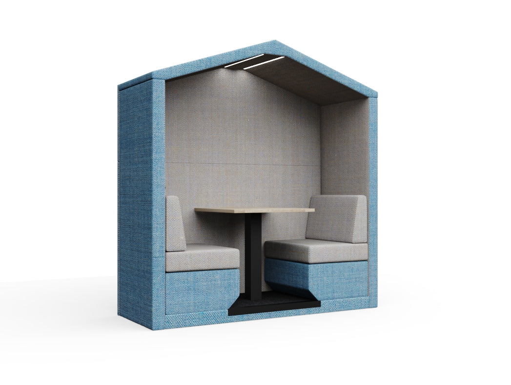 Bea 2 seats With End Wall With Table