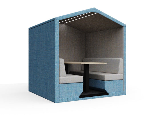 Bea 6 seats With End Wall With Table