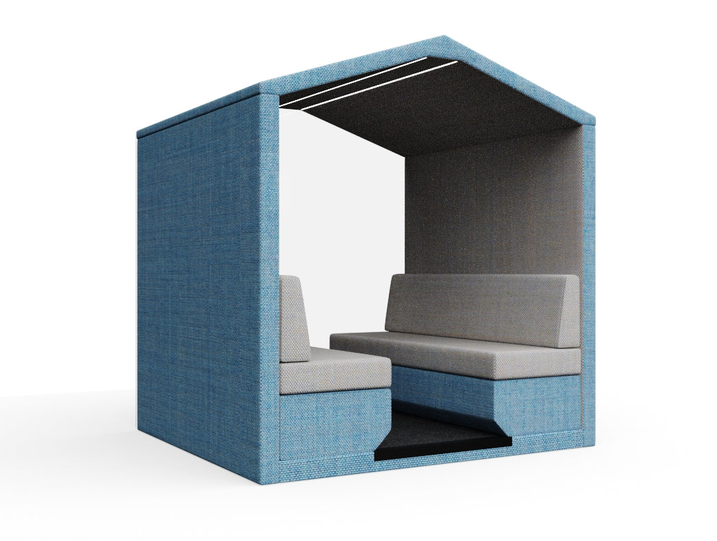 Bea 6 seats With Glass Wall Without Table