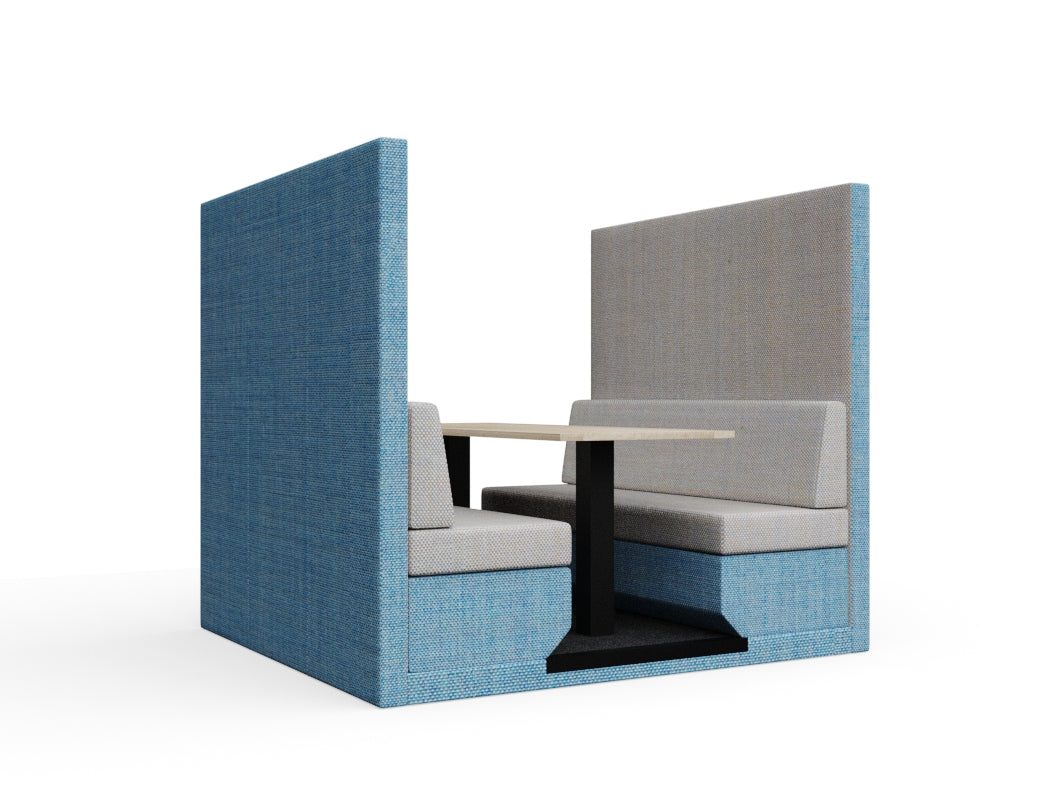 Bea 6 seats No Roof without End Wall With Table