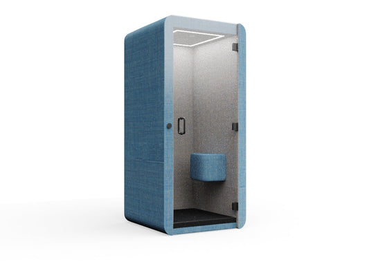 Penelope Phonebooth Without Table With Seat / Perch