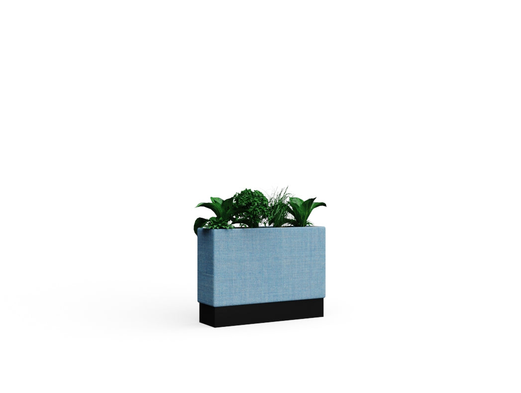 Fearne Low Planter with Plinth and Fabric Top