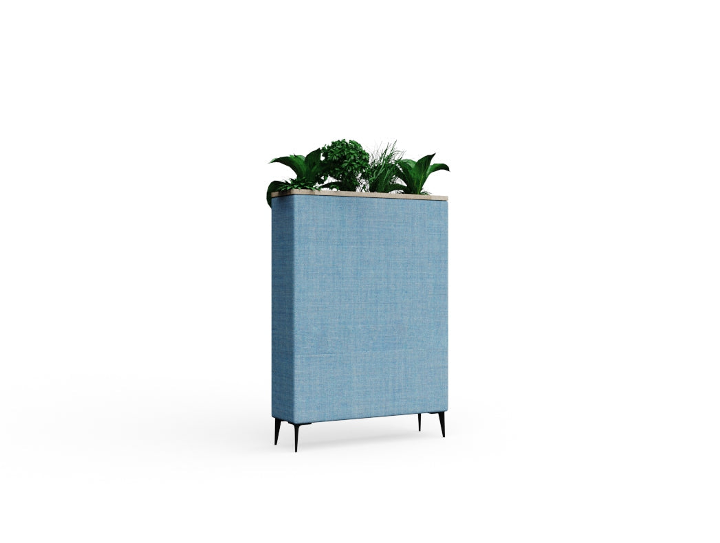 Fearne High Planter with Legs and Wood Top