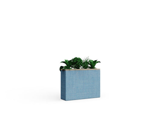 Fearne Low Planter to the Floor and Wood Top